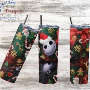 Jack Skellington Christmas tumbler-20oz